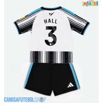 Camisa de time de futebol Newcastle United Lewis Hall #3 Replicas 1º Equipamento Infantil 2026-27 Manga Curta (+ Calças curtas)